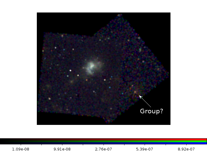 A three-color image of MACSJ0717.7+3745