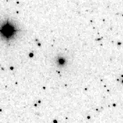 The Digital-Sky Survey image of the galaxy